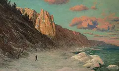 John McPherson Ross, Untitled - The Scarborough Bluffs, Toronto 1908, 1908, oil on canvas