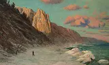 John McPherson Ross, Untitled - The Scarborough Bluffs, Toronto 1908, 1908, oil on canvas