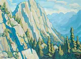 Margaret Shelton, Summit of Sulphur Mountain, Banff