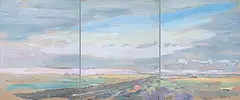Ken Christopher, Desert Road #1, 1982, acrylic on canvas