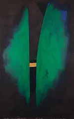 Douglas Haynes, Emerald Song, 1979, acrylic on canvas