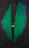 Douglas Haynes, Emerald Song, 1979, acrylic on canvas