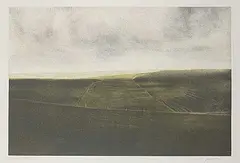 Takao Tanabe, Dark Prairie, II #17/30, 1984, colour etching on paper