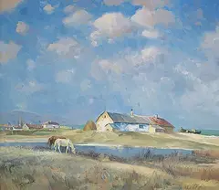 Yakov Besperstov, Cape Kazanty, 1979, oil on canvas