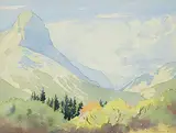 Reta Madeline Cowley, Untitled - Valley in Spring