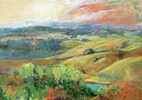 Alice S. Helwig, Leighton's View, oil on canvas