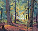 William Parsons, Through the Woods To the Lake At Lake Boshkung