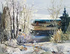 Study by Tinyan Chan, oil on canvas, sold Apr 2017