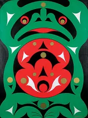 Andrew Dexel, Untitled - Frog, acrylic on canvas