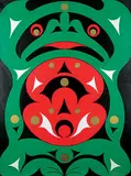 Andrew Dexel, Untitled - Frog, acrylic on canvas