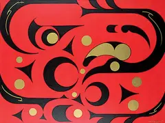 Andrew Dexel, Untitled - Abstract Bird, 2008, acrylic on canvas