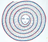 Jessie Oonark, The People #8/40, 1985, colour lithograph on paper