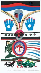 David Ruben Piqtoukun, The Shaman's Dream #56/200, colour silkscreen on paper