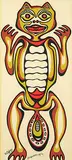 Daphne Odjig, Untitled - Beaver Spirit, colour silkscreen on paper