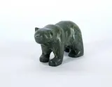 Clivelon Totan, Untitled - Green Stone Bear, stone carving