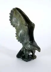 Eagle by Mark Totan, stone carving, sold Mar 2017