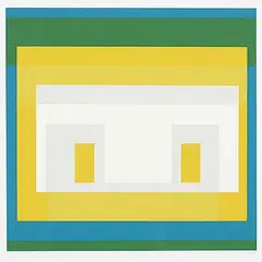 Josef Albers, Variants 1967: II #55/200, 1966, colour silkscreen on paper