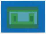Variants 1967: V #264/300 by Josef Albers, 1967, colour silkscreen on paper, sold Dec 2016