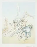 La Guerre Aesthetic #30/300 by Salvador Dalí, colour etching on paper, sold Dec 2016