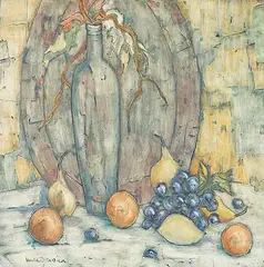 Irene Bernier, Abondance IV, acrylic on canvas