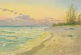 James Blomfield, Gibralter Point, 1932, watercolour on paper