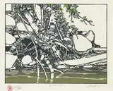 Walter Drohan, 12 - 25 - 84 #25/55, 1984, colour wood block on paper