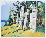 Robert Genn, The Last of the Ninstints #29/45 A.P., photolithographic reproduction on paper