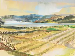 Jack Hambleton, Untitled - Summer Rainfall, 1964, pastel on paper