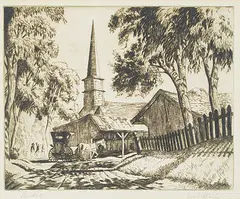 John Martin, Bendale, etching on paper