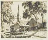 John Martin, Bendale, etching on paper