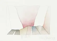 V Meet by Robert William Sinclair, 1978, watercolour on paper, sold Dec 2016
