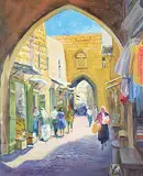 Samuel S. Zulkis, Jerusalem, oil on canvas