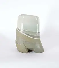 Leslie C. Manning, Untitled - Elephant Foot Vase, 1995, glazed ceramic