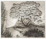 Gram Glover's Tree #20/75 by David Blackwood, 1999, etching on paper, sold Nov 2016
