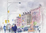 Molly Lamb Bobak, Street Scene