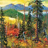 Okanagan Vista by Rod Charlesworth, oil on canvas, sold Nov 2016
