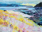 Robert Genn, Springtime at Klashkish, oil on canvas