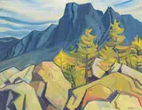 Henry George Glyde, Above Emerald Lake, Canadian Rockies