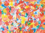 Janet Mitchell, Untitled - A Colourful Neighbourhood, 1978, watercolour on paper