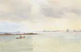 Lucius Richard O'Brien, Toronto Harbour, June 1, 1865, 1865, watercolour on paper