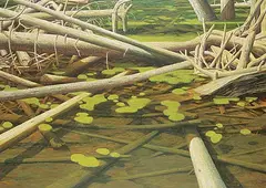 William James Parker, Backwash, 1980, acrylic on canvas