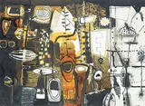 Jack Shadbolt, Theme in Black and Gold