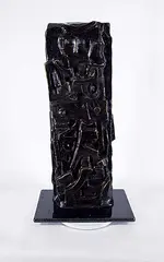 Fahri Aldin, Untitled - People, bronze sculpture