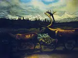 Don Pollack, Untitled - The Great Canadian Wild, oil on canvas