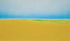 Takao Tanabe, The Land 5/75, 1975, acrylic on canvas