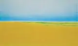 Takao Tanabe, The Land 5/75, 1975, acrylic on canvas
