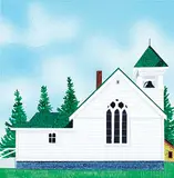 David Thauberger, Little Church, 1992, acrylic on aluminum