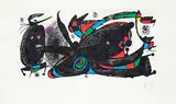 Escultor GB #H.C. by Joan Miró, 1975, colour lithograph on paper, sold Nov 2016