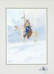 Ron Stewart, Sentinel, gouache on paper