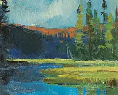 Clare Bice, Beaver Swamp, 1932, oil on canvas board